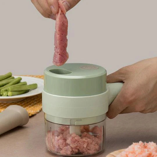 4-in-1 Electric Vegetable Slicer & Cutter