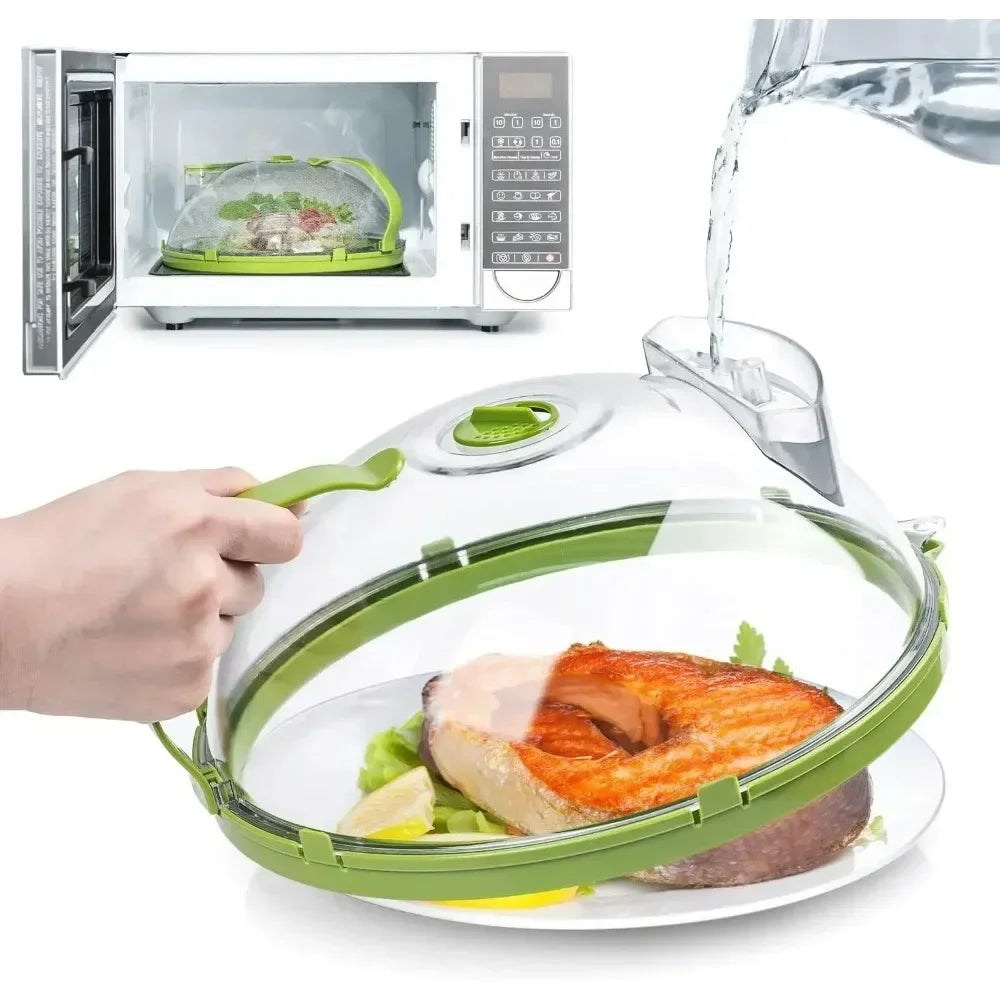 SteamGuard Microwave Splatter Cover