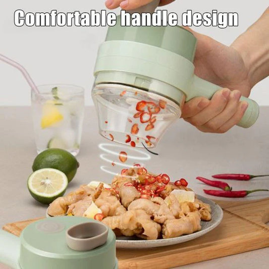 4-in-1 Electric Vegetable Slicer & Cutter